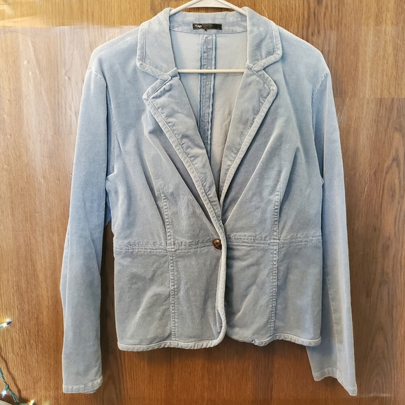 X-Style Corduroy Blazers in Blue and Green - Picture 3 of 14